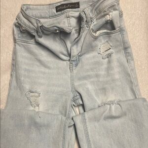 Willow boutique Light Blue Distressed Women Jeans